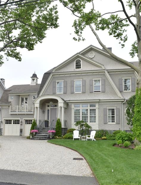 Home office walls and accent walls; New England Homes- Exterior Paint Color Ideas - Nesting ...