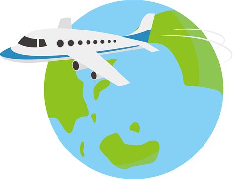 Earth Airliner Travel Clipart Travel Png Download Full Size