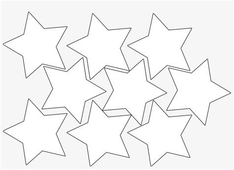 Magical Clipart Hollywood Star - Page Of Stars To Print Out - Free