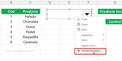 Cuadro Combinado De Selección Múltiple En Excel Ninja Del Excel