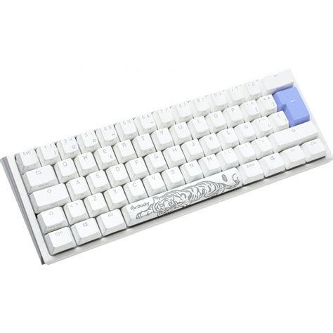 Teclado Ducky One Classic Tkl Pure White Hot Swappable Mx Clear Rgb Pbt Mec Nico Pt