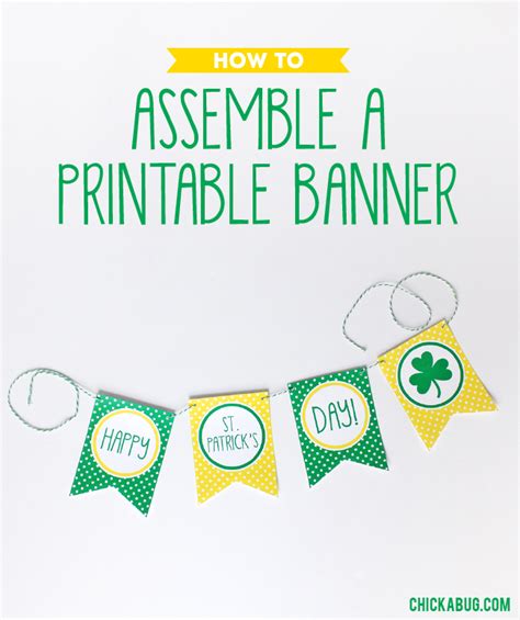 How To Assemble A Printable Banner