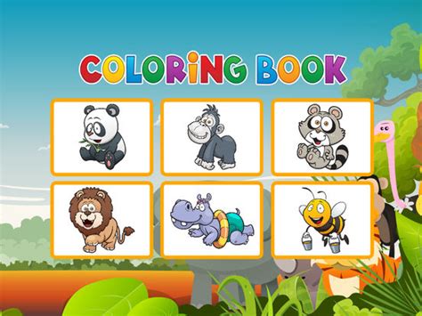 App Shopper Animals Coloring Book Painting Game For Kids Games