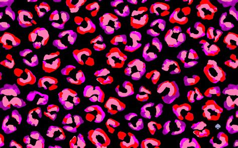 Download Cheetah Print Black Pink Wallpaper Wallpapers Com