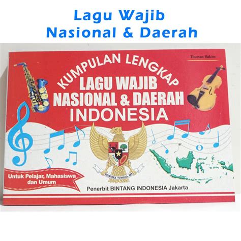 Buku Kumpulan Lengkap Lagu Wajib Nasional Dan Daerah Indonesia Lazada