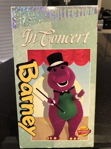 Barney Barney In Concert Vhs 2000 Classic Collection For Sale Images
