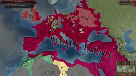 Eu4 Roman Empire Timeline Mare Nostrum Guide Youtube