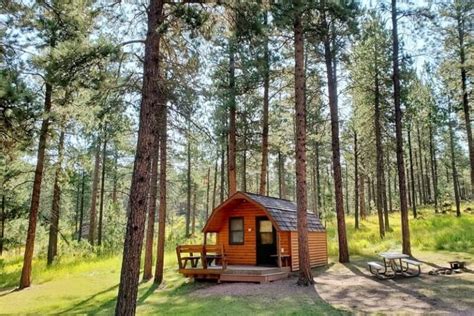 Inside Stockade Lake South Campground Camping Cabins In Custer State