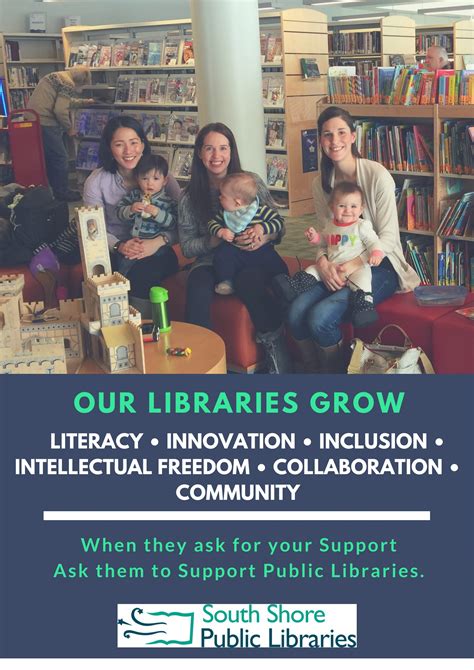 Support Libraries South Shore Public Libraries