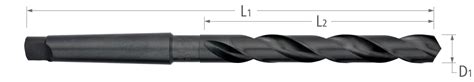 Drills High Speed Steel Taper Shank 118° Point