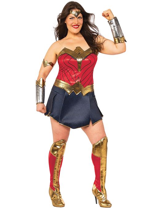 Plus Size Womens Wonder Woman Costume Superhero Costumes