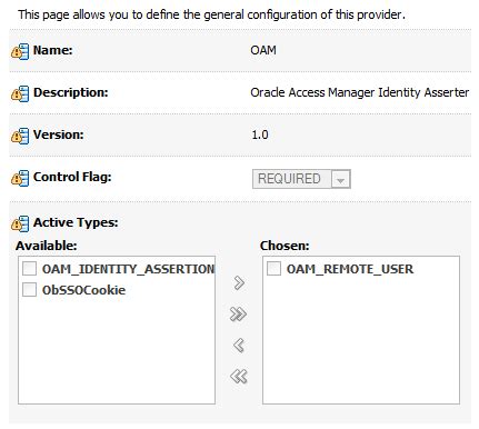 Integrating With Oracle Access Manager