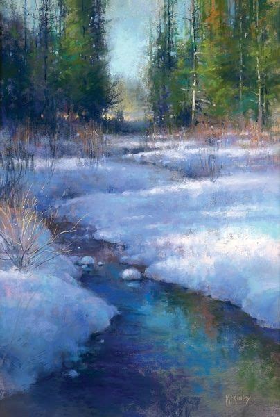 Exploring Soft Pastels Esp Classroom Snow Wetcanvas Landscape