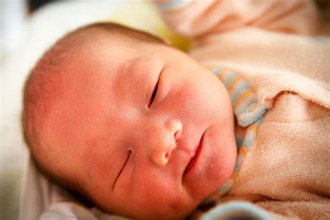 Newborn Baby Girl In The Hospital Stock Image Image Of Breast Crying