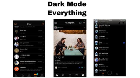 Dark mode (sometimes called night mode) is a setting where the today snapchat dark mode is a dream of many fans. DARK MODE EVERYTHING I Snapchat,Instagram Darkmode in IOS 📱 I Nozzby Tech I - YouTube
