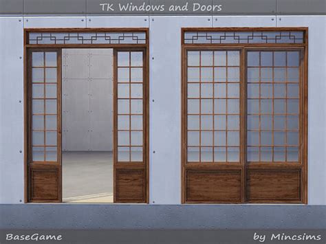 Tk Windows And Doors By Mincsims At Tsr Sims 4 Updates
