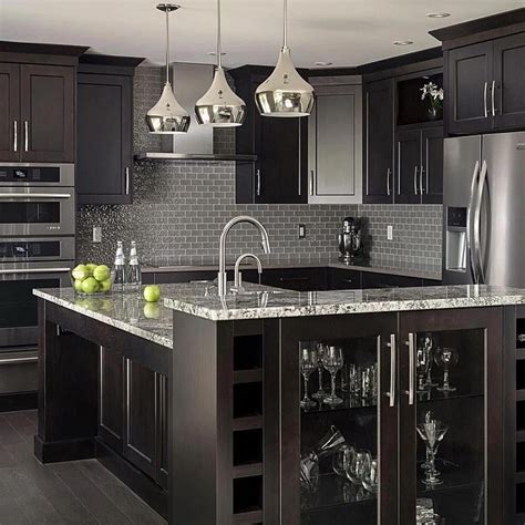Amazing Black Kitchen Cabinets On Trend For 2018 Black Kitchen Cabinets Painted Modern Ideas