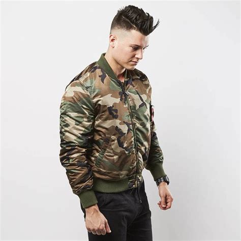 Shop your style at shopbop.com! Alpha Industries Bomber Jacket MA-1 TT woodland camo ...