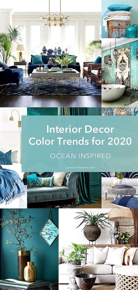 Interior Decor Color Trends For 2020 Blue And Green Living Room