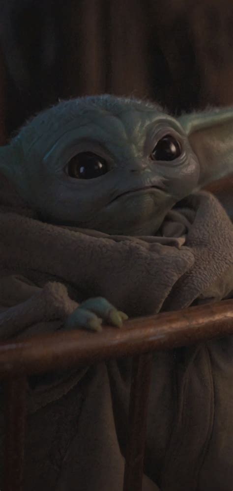 1080x2280 Cute Baby Yoda From Mandalorian One Plus 6