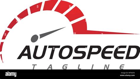 Speed Auto Car Logo Template Vector Illustration Icon Design Stock
