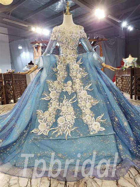 Blue And Gold Wedding Dress Dresses Images 2022