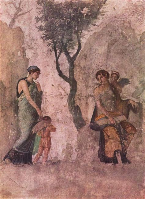 Ancient Roman Wall Fresco From Pompeii Italy Ancient Pompeii Pompeii