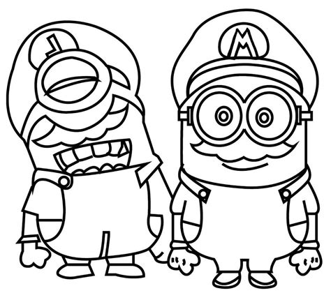 Desenhos Dos Minions Para Colorir Desenho Dos Minions Para Pintar