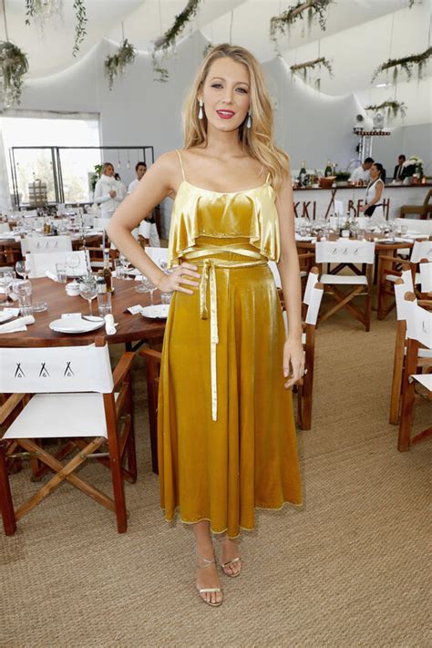 Blake Lively Gold Dress Shop For Blake Lively Gold Dress On Wheretoget