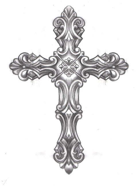 In this post you can see different images and photos of cross tattoo drawing made by different people of different ages. Crucifix clipart cross tattoo, Crucifix cross tattoo ...