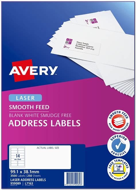 Avery Label Template 8161