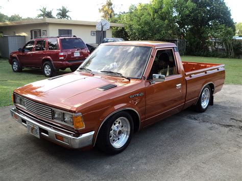 Datsun 720 bagged trucks, hot rod trucks, mini trucks, old trucks