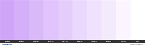 Tints Xkcd Color Baby Purple Ca9bf7 Hex Paleta De Colores Colorswall