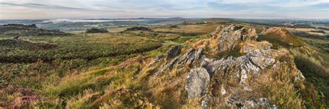 Les Landes Du Massif Armoricain Vues Du Roch Trevezel Finistère