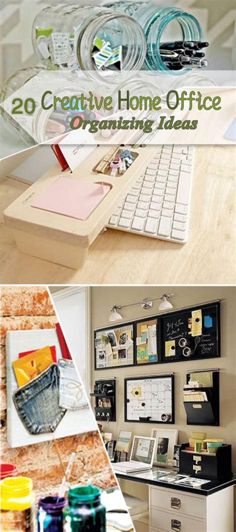 Right now hopefully the organizing you've done is doing what it was meant to do. Creative Home Office Organizing Ideas That Can Make You ...