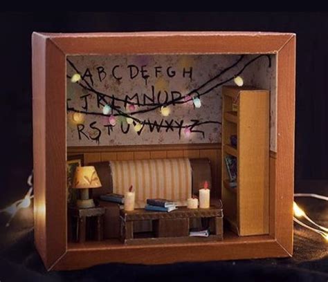 Papermau Stranger Things Alphabet Wall Diorama Shadowbox Paper Model