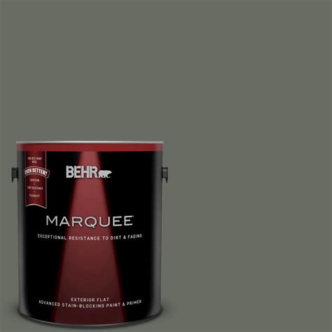 Behr Marquee 1 Gal N380 6 Bonsai Trunk Flat Exterior Paint And Primer
