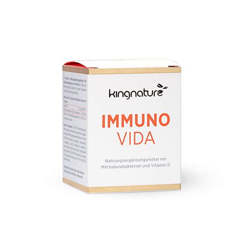 Immuno Vida 20 Kapseln à 400 Mg 100 Natürlich Kingnature