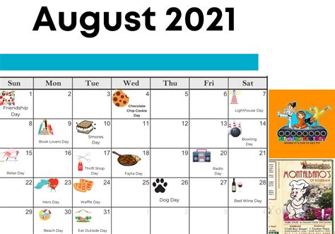 Wacky And Fun Holidays To Celebrate In August With Printable Calendar