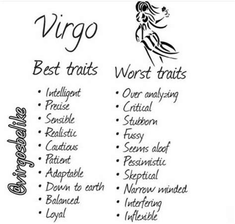 Virgo Best Worst Traits Virgo Quotes Virgo Traits Virgo