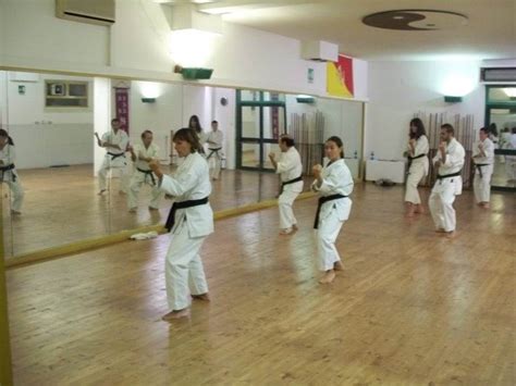 Master Oscar Higa Karate Do Members Of Kyudokan Argentina At Italian