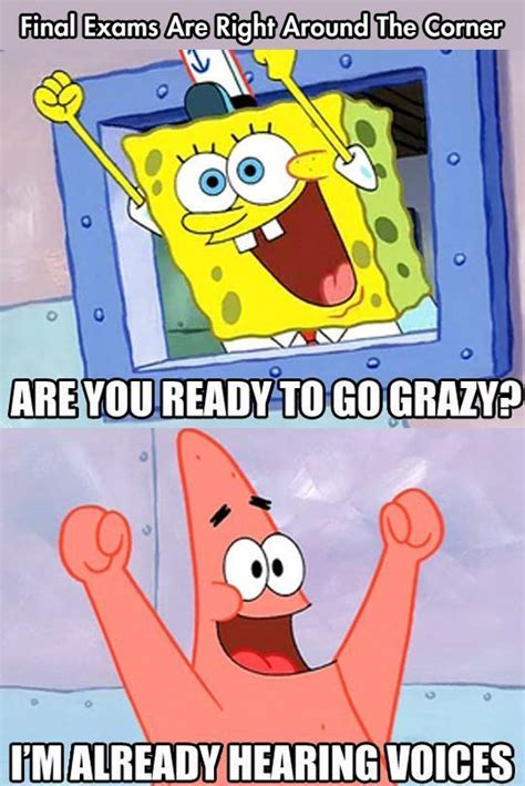 spongebob and patrick memes are you ready to go crazy i m already hearing voice
