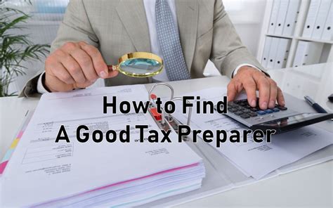 Spotlife Asia 5 Ways To Find A Good Tax Preparer