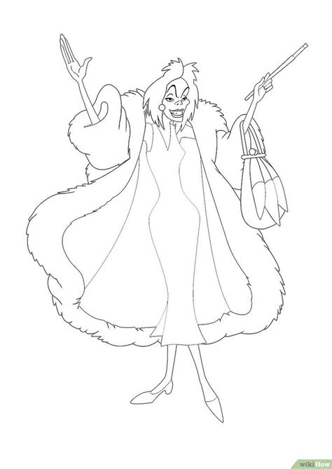How to Draw Cruella De Vil 9 Steps (with Pictures) Disney character