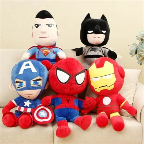 Marvel Avengers Hero Soft Stuffed Toy Spiderman Captain America Plush