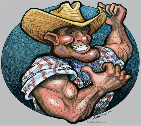 Cowboy Digital Art By Kevin Middleton Fine Art America