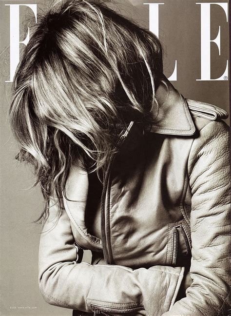 Jennifer Aniston Monochrome Elle Magazine Free Wallpaper