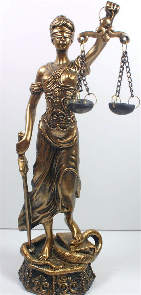 New 18 Lady Scales Of Justice Lawyer Statue Law Office