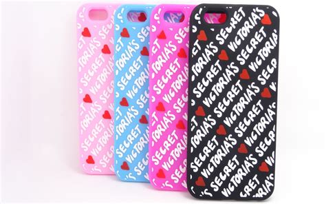Soft Silicone Victorias Secret Pink Letters Red Love Heart Phone Case