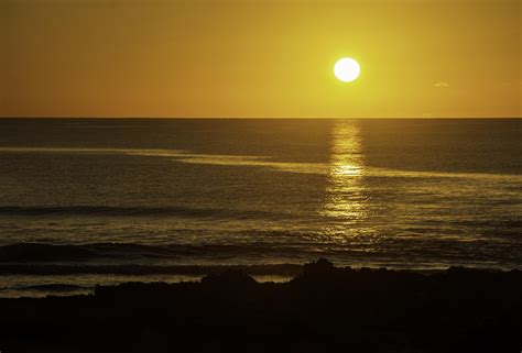 Wallpaper Sea Glare Sunset Sun Hd Widescreen High Definition